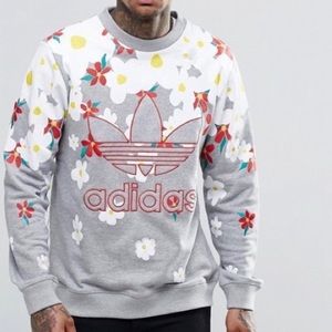 Adidas Originals x Pharrell Williams Floral Crewneck Sweater